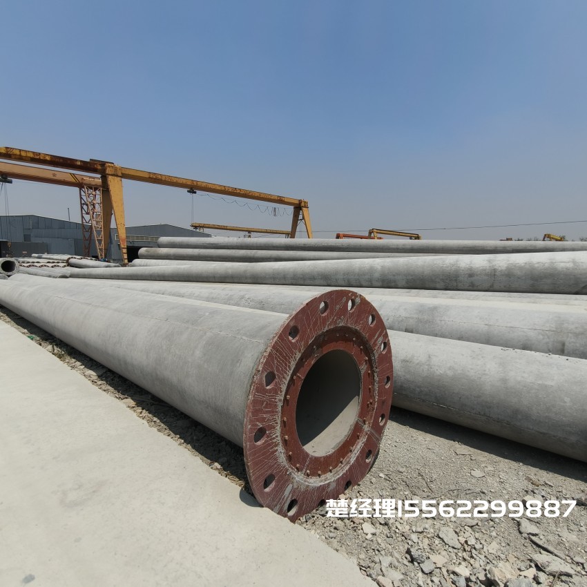 君山12米无拉线电杆